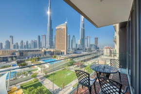 Stunning Burj Khalifa Views 3 plus 1 bed, Dubai